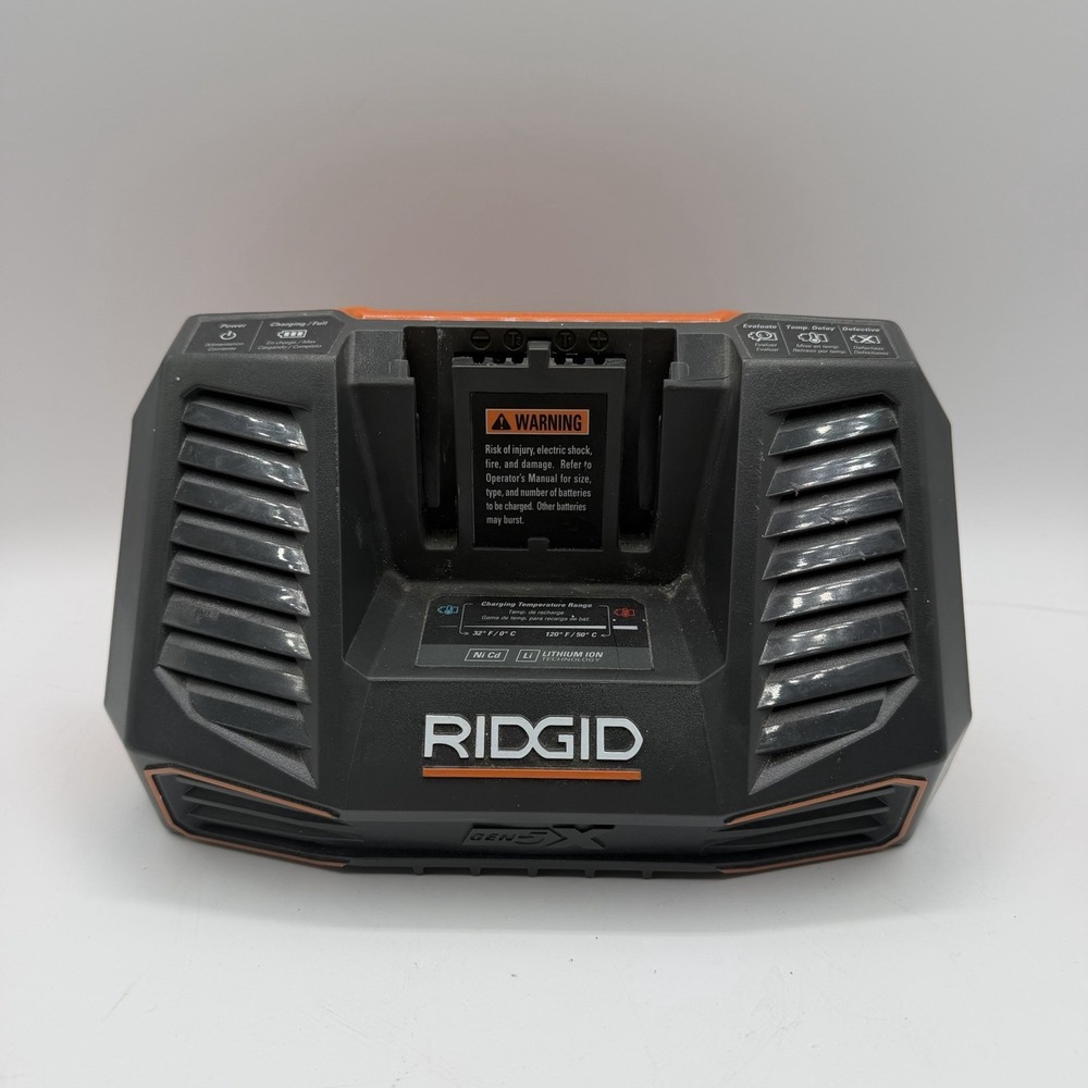 Ridgid Gen 5X Battery Charger Station R840095 18v Lithium Ion - Tested & Working